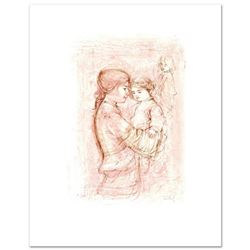 "Nicole with Baby" Limited Edition Lithograph by Edna Hibel (1917-2014), Numbered and Hand Signed wi