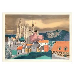 Georges Lambert (1919-1998), "Rouen" Limited Edition Lithograph, Numbered and Hand Signed.
