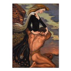 Irina Karkabi, "Forgiveness" Hand Embellished Limited Edition on Canvas, Numbered and Hand Signed wi