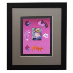 Peter Max- Original Mixed Media "Profile"