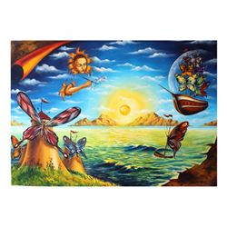 Eugene Poliarush- Original Oil on Canvas "Living The Dream"