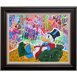 Nastya Rovenskaya- Original Oil on Canvas "The Heist"