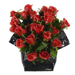 Tom Pergola, "Flower Bag" One-of-a-Kind Mixed Media, Hand Signed with Certificate of Authenticity.