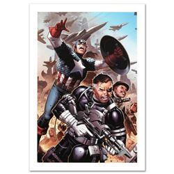 "Secret Warriors #18" Limited Edition Giclee on Canvas by Jim Cheung and Marvel Comics. Numbered and