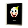 Image 3 : George Marlowe "Sparkey the Clown" Framed Original Hand Made Ceramic Mask Sculpture; COA