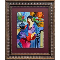 Patricia Govezensky- Original Watercolor "An Artist's Perspective"