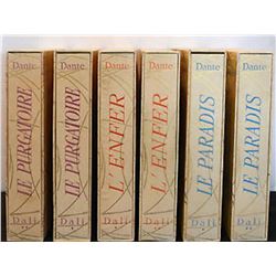 Salvador Dali- Full Suite- Original Color Woodcut on B.F.K. Rives Paper "Divine Comedy - Full Binded