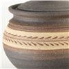Image 2 : Eugenijus Tamosiunas - Hand Made Ceramic Jar with Lid. Hand Signed by the Artist.