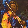 Image 2 : KAT - "Hendrix" Limited Edition Lithograph, Numbered and Hand Signed with Certificate of Authenticit