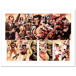 "Secret Invasion #8" Limited Edition Giclee on Canvas by Leinil Francis Yu and Marvel Comics. Number