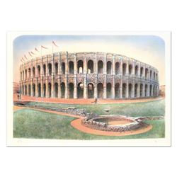 Rolf Rafflewski, "Nimes" - Limited Edition Lithograph, Numbered and Hand Signed.