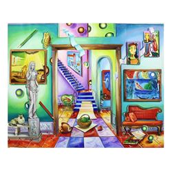 Alexander Astahov- Original Oil on Canvas "Colorful Room"