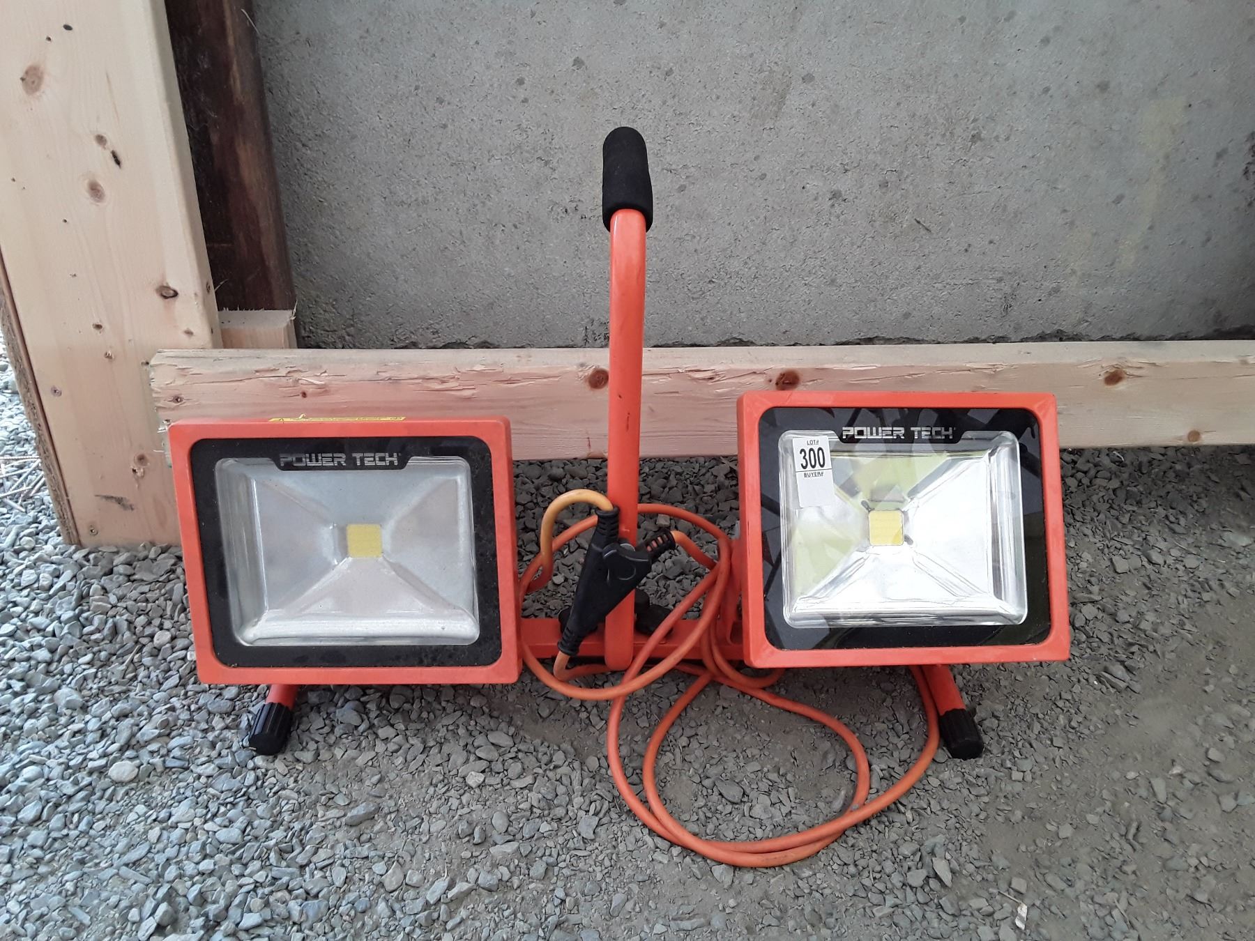 PowerTech Dual LED Work Light Tested and Working