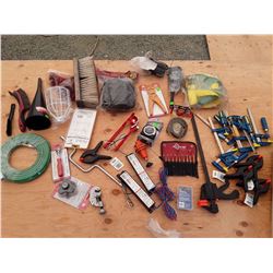 Box of Misc Tools Etc.