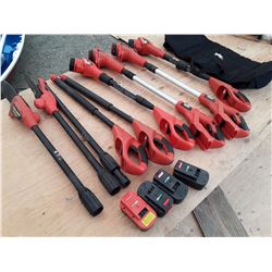 Large Lot of Black and Decker Cordless Yard Care Tools *Untested