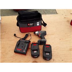 Porter Cable 18v Impact Driver Kit With 2 Batteries and 1 Charger Tested and Working