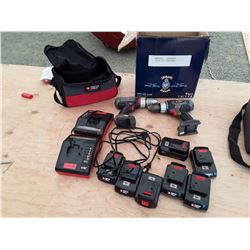 Box Porter Cable Drills, Batteries, and Chargers *Untested