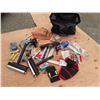 Image 1 : Carpenters Tool Bag With Misc Tools and Parts