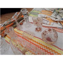 16 piece Pinwheel Crystal