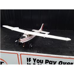 46" x 36" RC Plane white red stripe  46 Inch Wingspan