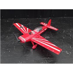 25" x 22" RC Plane Red with white stripes  25 Inch Wingspan