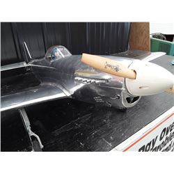 54" x 46" RC Plane  Silver  54 Inch Wingspan