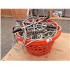 Image 1 : Basket of Fishing Rope 2 small Steering Wheels