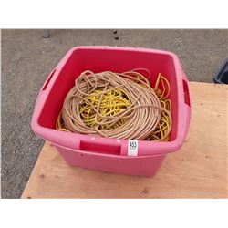 Box of fishing rope