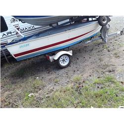 14' Gregor boat with trailer