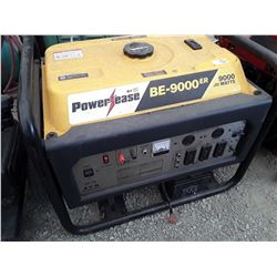 Power ease BE 9000 ER Generator Tested Working