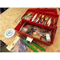 Tackle Box of Fishing Lures