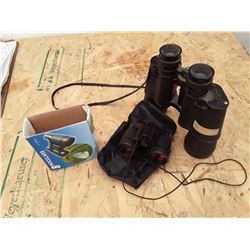 2 sets of binoculars 1 new in box