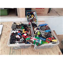 3 totes of misc. Legos
