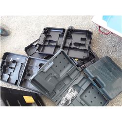 9 Pieces empty tool cases