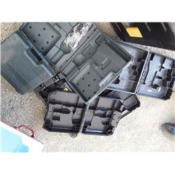 6 piece empty tool cases