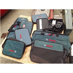 Lot of Bosch tool Bags