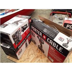 Porter cable 18v cordless Nicad 1/4 impact driver with two lights