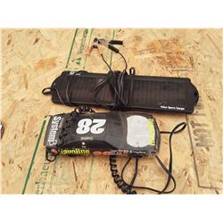 sunforce solar charger & nascar telephone