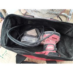 Milwaukee palm sander in bag tested working
