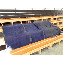 3 intex inflatable mattresses 2 single   1 Double