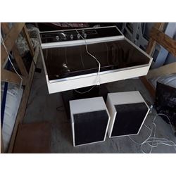 "Ford Philco" Vintage Record Player Complete With Speakers *Untested