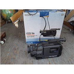Vintage Sony Video 8 Auto Handycam Model CCD-V4 With Cords *Untested
