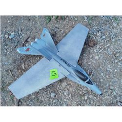 Mini Electric RC Plane Base, No Remote, Apx 16" Wingspan