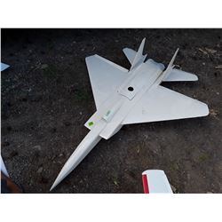 RC Jet Plane Base, No Motor Etc. Apx. 4' Wingspan