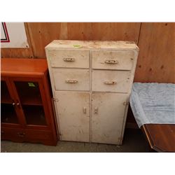 Vintage "Old Canadian" White Cabinet 50" x 33" x 11.5"