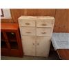 Image 1 : Vintage "Old Canadian" White Cabinet 50" x 33" x 11.5"
