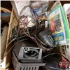 Image 1 : Box Lot: Car Vac, Mini Air Compressor, Flood Light, Electric Coffee Cup, etc