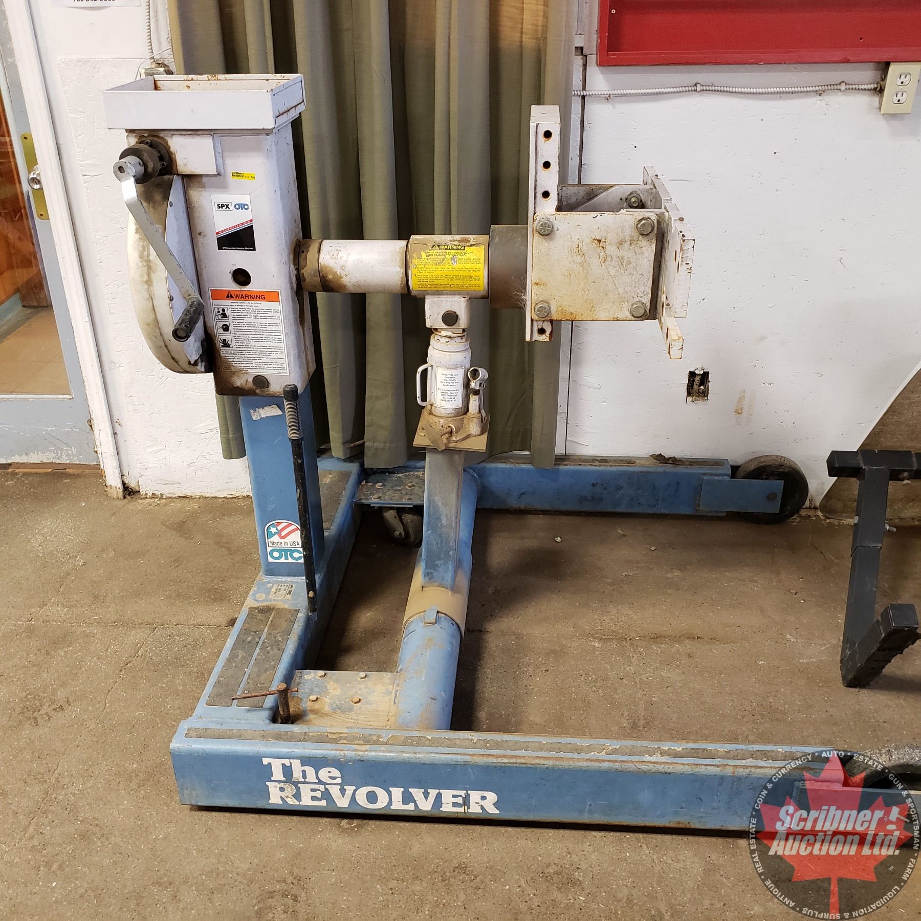 OTC 6000 lb Rotating Engine Stand with Detroit Diesel Mounting Plate