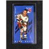 Image 1 : DICK DUFF SIGNED TALL BOY HOCKEY CARD