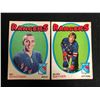 Image 1 : 1971-72 O-PEE-CHEE HOCKEY CARDS (GIACOMIN/ SATHER)